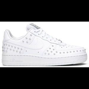 Nike Air Force one star studded
